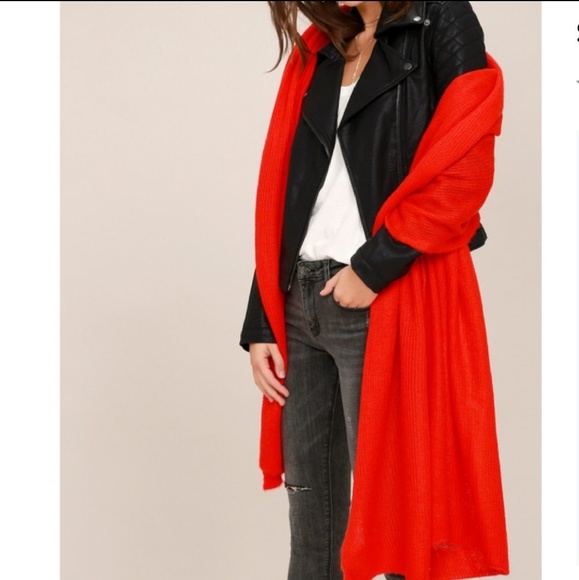 Free People Kennedy Waffl Knit SOFT Scarf NWT HP - Picture 6 of 8